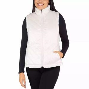 Nicole Miller Reversible Faux Fur Vest